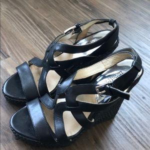 Michael Kors Black Wedges 5.5